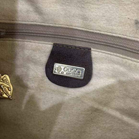 #6 Gucci Vintage GG Supreme PVC Brown Clutch USED SOLD AS IS! LIVE SHOW! - Picture 14 of 16